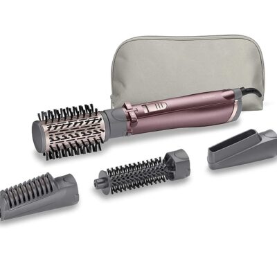 מברשת פן מסתובבת עם מחליק שיער BABYLISS