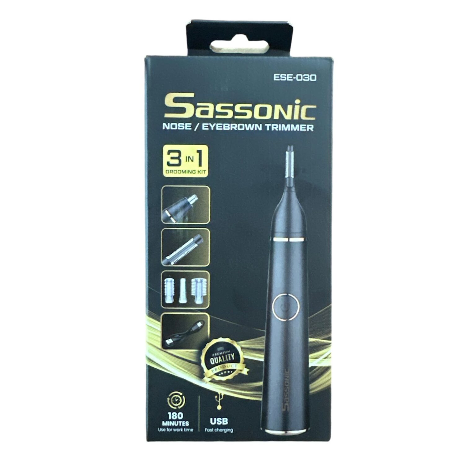 קוצץ שיער אף אוזן ניטען ססוניק SASSONIC ESE-030