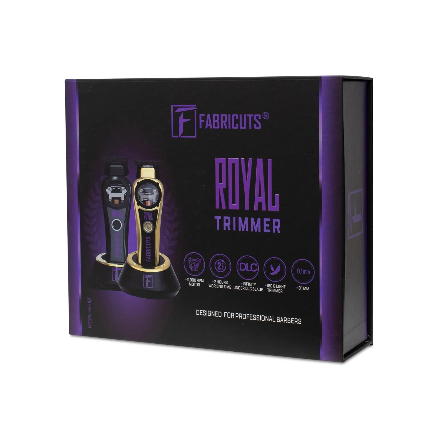 מכונת פיניש פבריקטס רויאל שחור Fabricuts Royal FC-110T Black