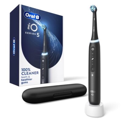 מברשת שיניים חשמלית נטענת Oral-B iO5 - צבע שחור
