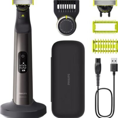 מכונת תספורת ועיצוב זקן מבית PHILIPS פיליפס דגם ONE BLADE PRO QP6652/61 360°