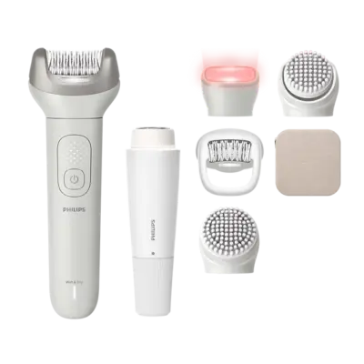 מכשיר להסרת שיער פיליפס רטוב ויבש Philips Beauty Set 9900 BRE738  – ערכת טיפוח 7 ב-1