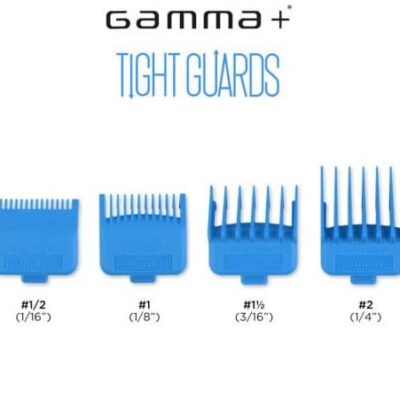 סט 4 מסרקים מגנט למכונות תספורת GAMMA